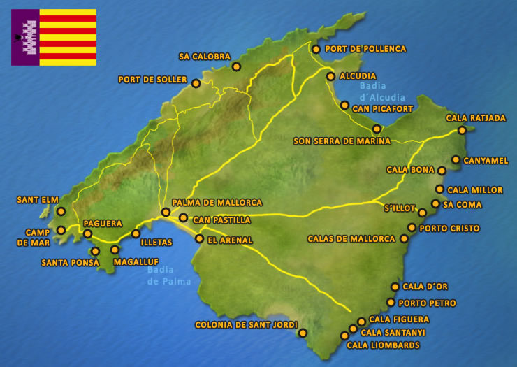 Mallorca Karte
